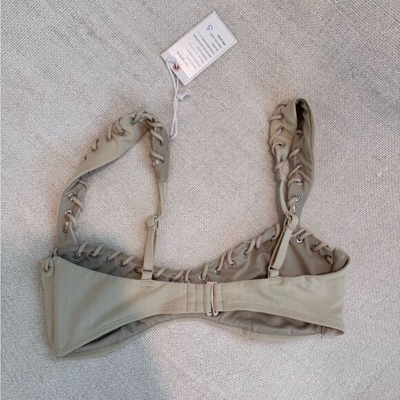 Good American Whip Stitch Sweetheart Bikini Top Small - Picture 6 of 6